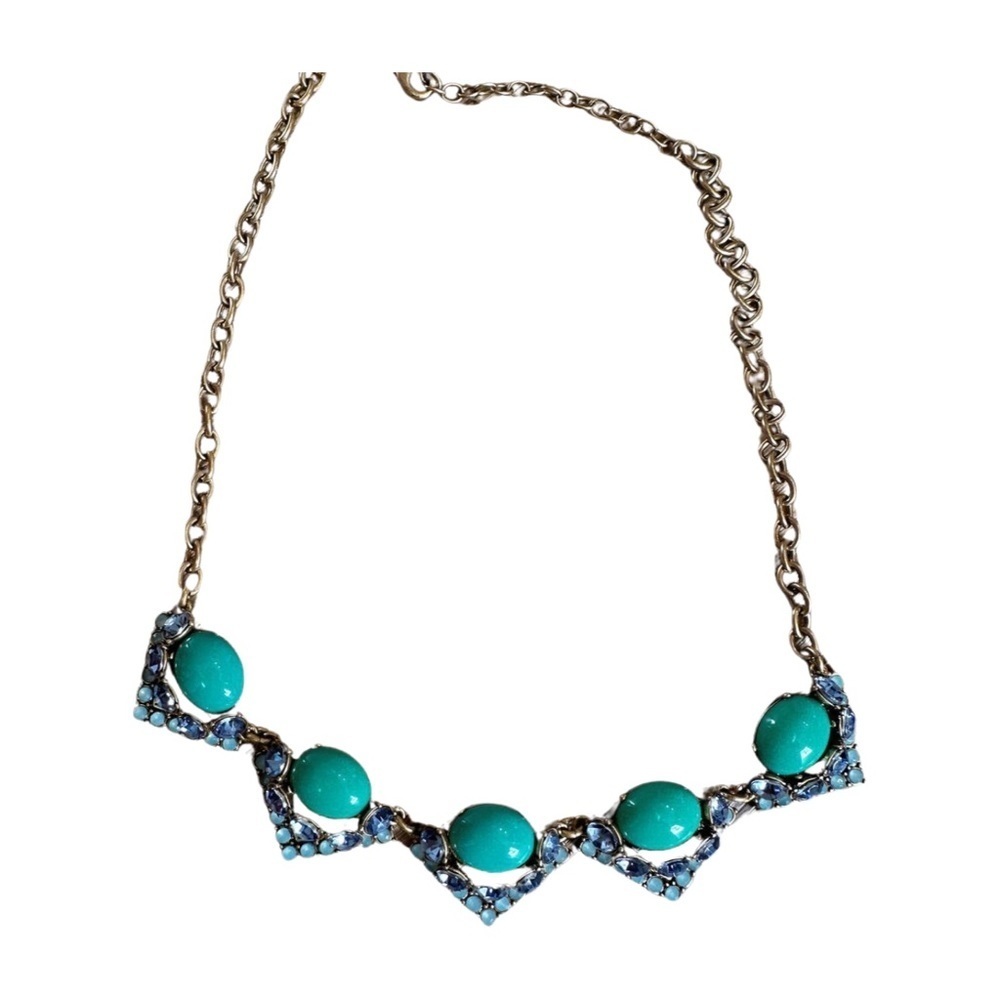 Stella and Dot Retired Rory Statement Necklace -Turquoise 🩵 - Picture 8 of 8